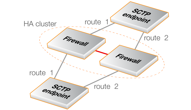 SCTP Multi-Homing Redundancy