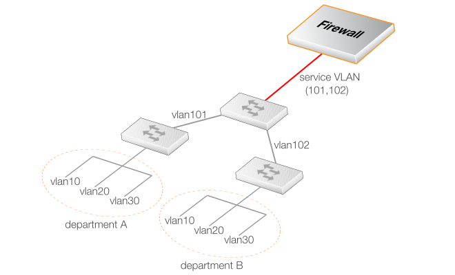 A Service VLAN Use Case