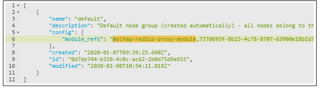 Adding the Module to the Node Group