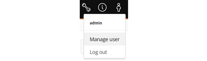 Selecting Manage Users