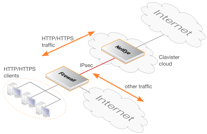 NetEye Traffic Processing Overview