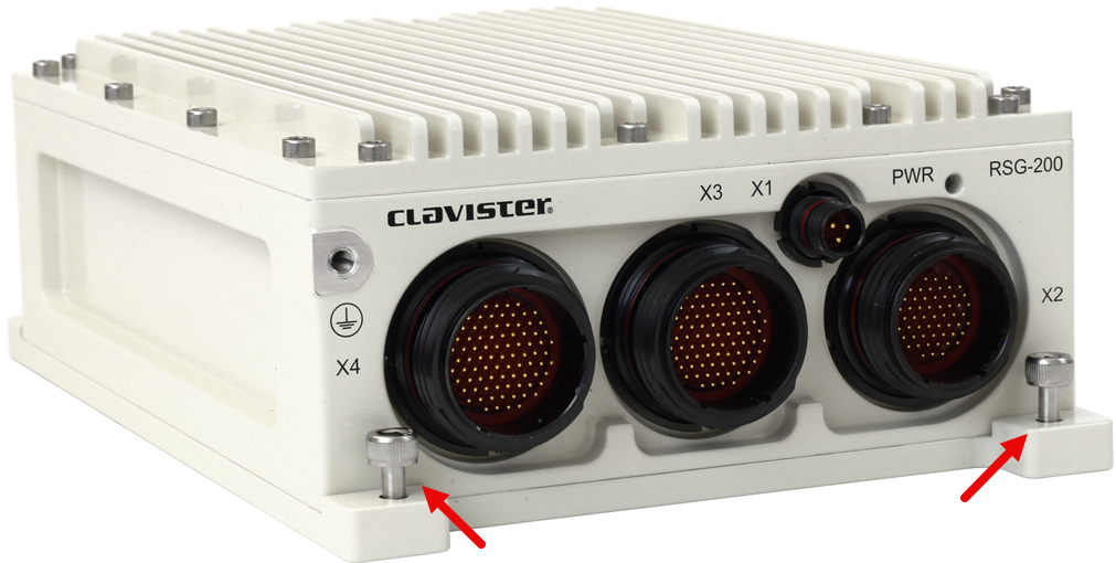 NetWall RSG-200 Mounting Points (Side View)