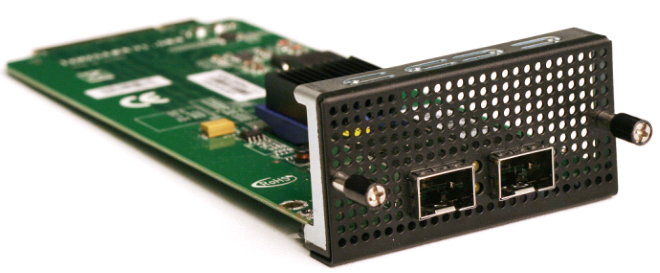 A 2 x SFP+ 10 Gigabit Interface Expansion Module for the W30