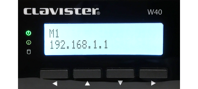 The W40 Display and Keypad